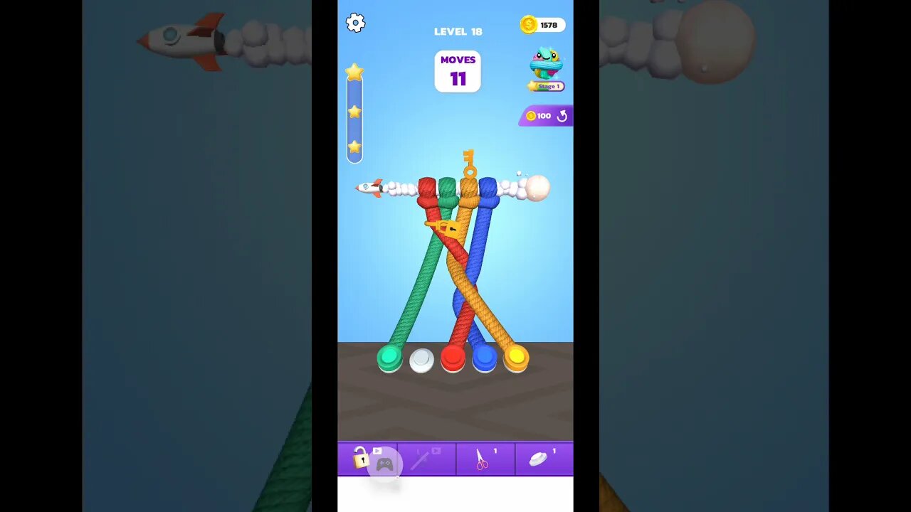 Tangle Master - Level 018