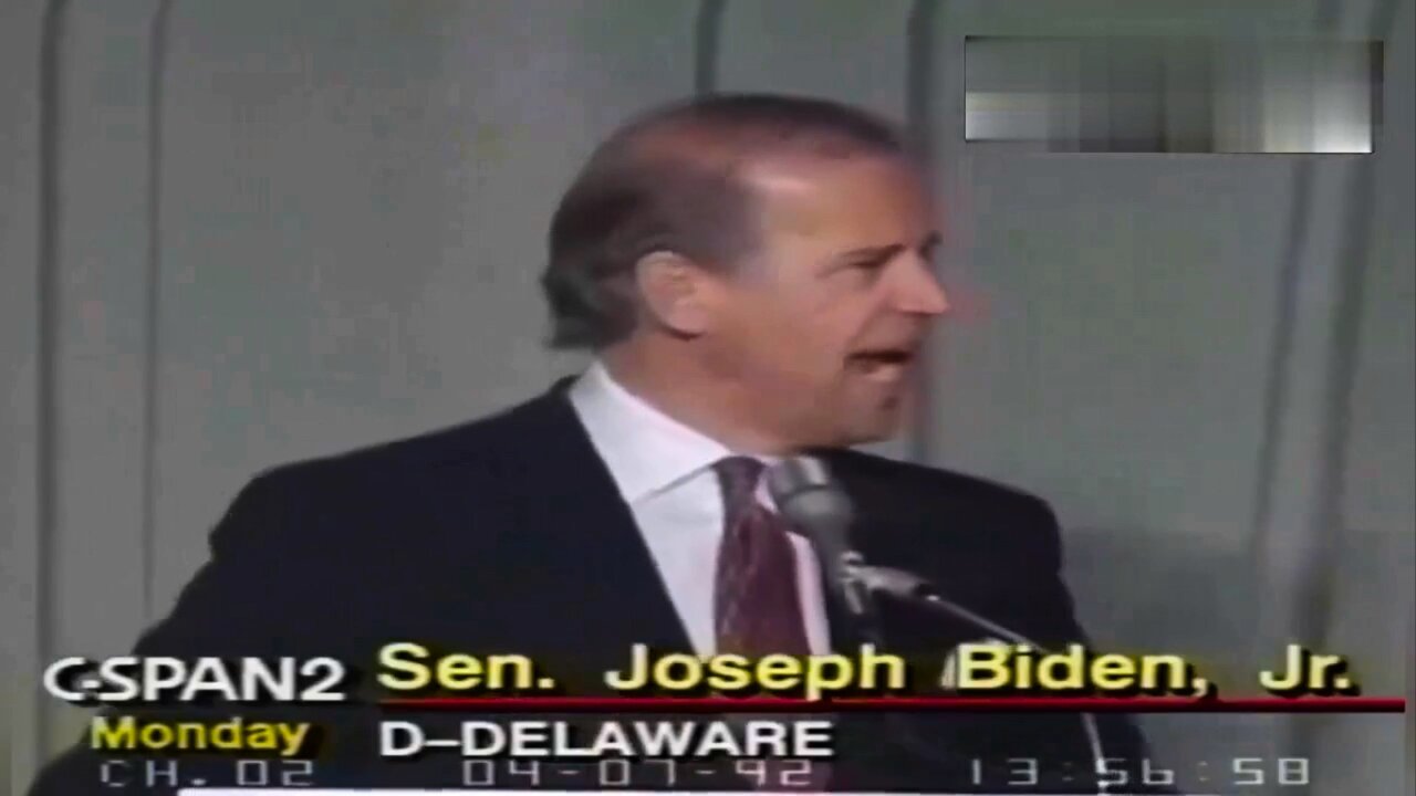 1992 Joe Biden Attacks 2024 Joe Biden