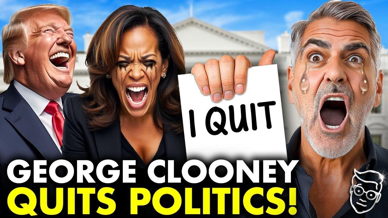 VICTORY: George Clooney QUITS Politics FOREVER After Kamala Humiliation, Trump Landslide!