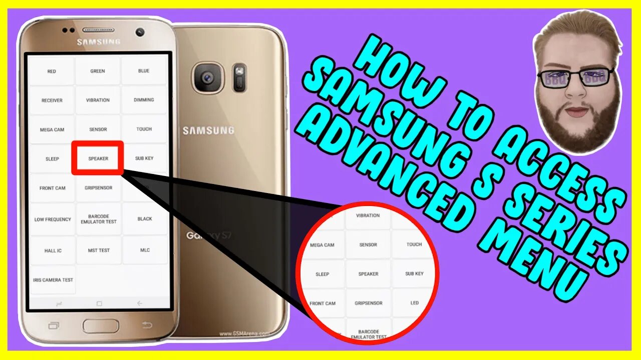 How To Open Samsung Advanced Menu For S Series