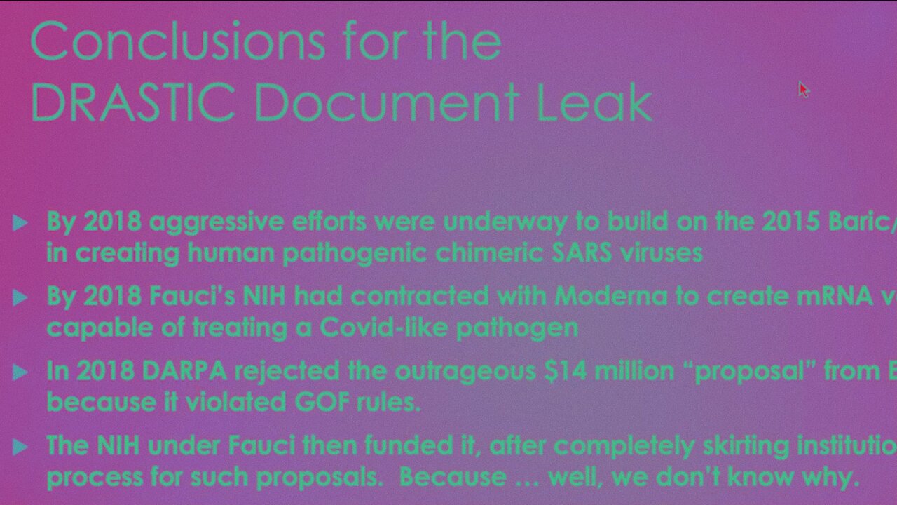 “By 2018 Fauci’s NIH Contracted With Moderna To Create MRNA Vax” - Dr Chris Martenson | 24.09.2021