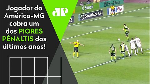 QUE COISA RIDÍCULA! OLHA o PÊNALTI BISONHO que o América-MG PERDEU contra o São Paulo!