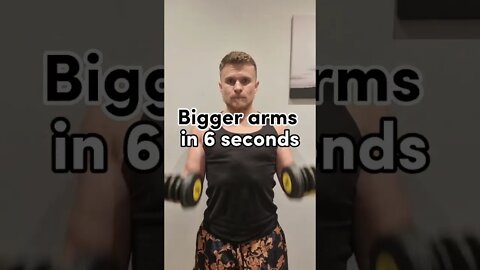 Bigger arms in 6 seconds#biceps #triceps #bigarms #gymtips #armworkouttips