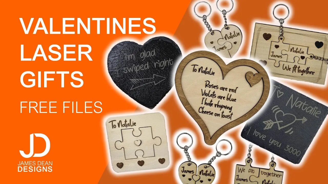 CNC Laser Valentines Day Gifts - with free files