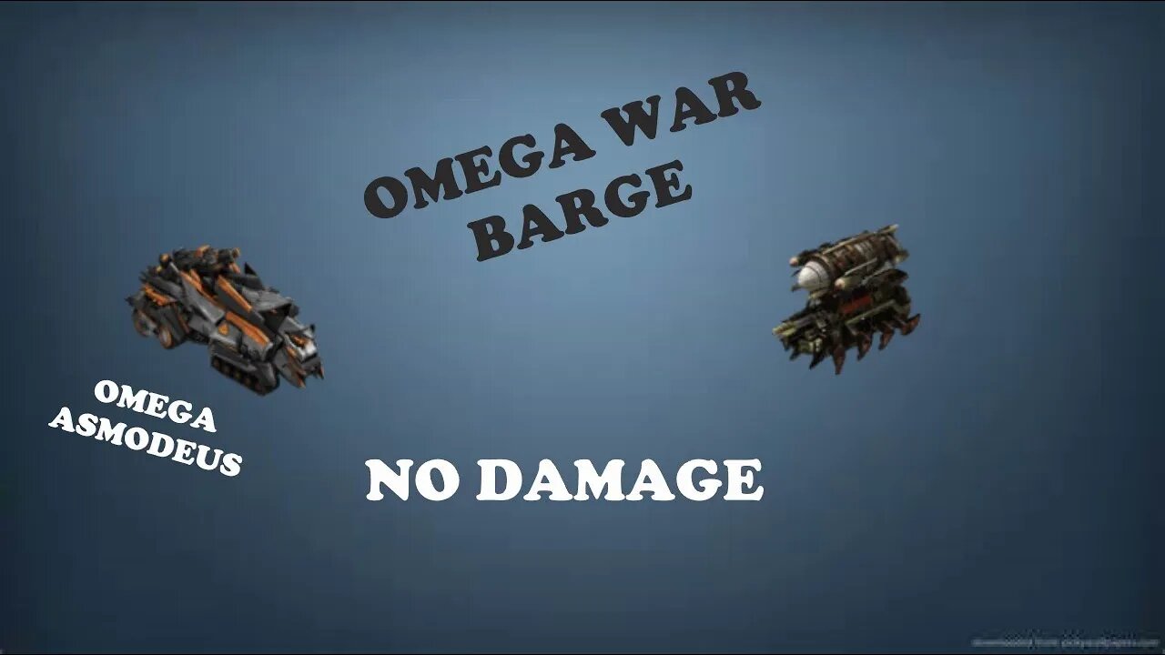 War Commander - Omega War Barge - No Damage (Easy)