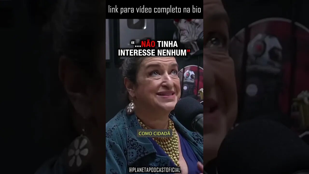 “NUNCA TIVE INTERESSE EM FAZER TELEVISÃO” com Grace Gianoukas | Planeta Podcast #shorts