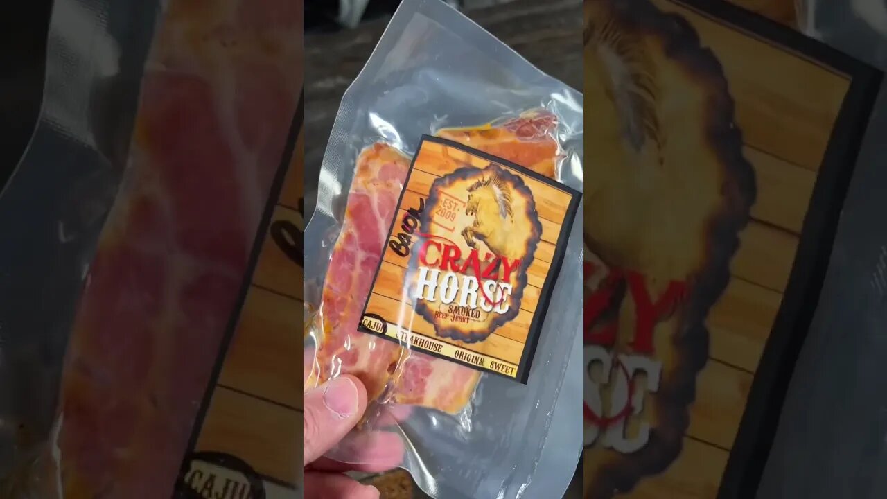 This months Carnivore Club Snack Box has bacon! #shorts #youtubeshorts