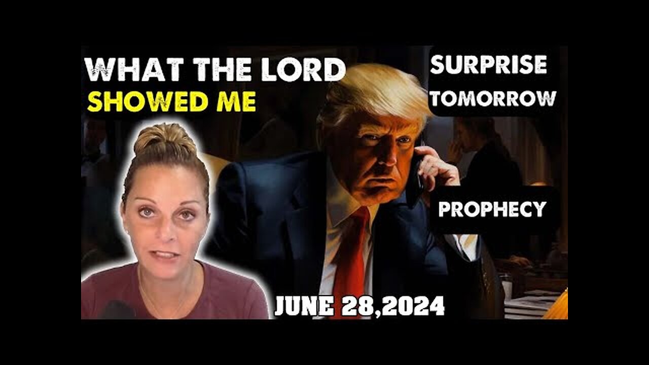 Julie Green PROPHETIC WORD🚨[ JUNE 28,2024 ] - DEBATE COMING: WHAT THE LORD SHOWED ME