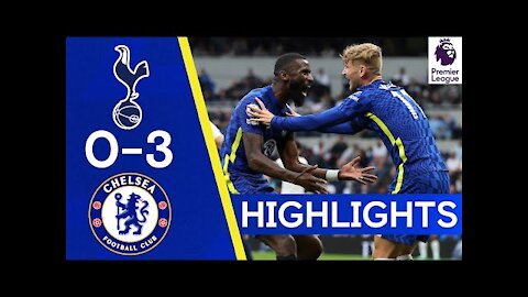 Tottenham 0-3 Chelsea | Silva, Kanté & Rudiger Secure Derby Win! | Highlights