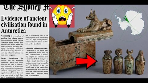 ANCIENT URNS HIDDEN FOR CENTURIES DEEP BENEATH FROZEN SURFACE OF ANTARCTICA NOW PROVE ADVANCED RACE!