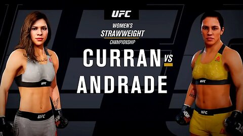 EA Sports UFC 3 Gameplay Jessica Andrade vs Kailin Curran