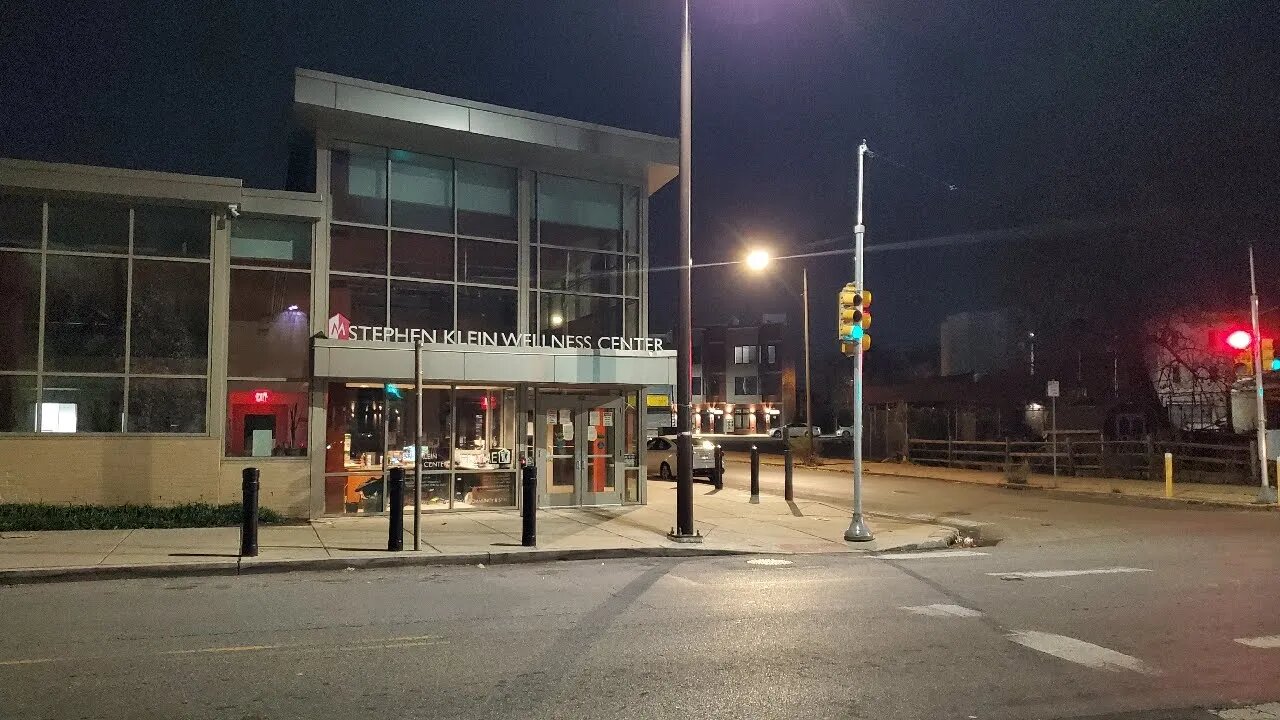 Walking Philadelphia streets at night