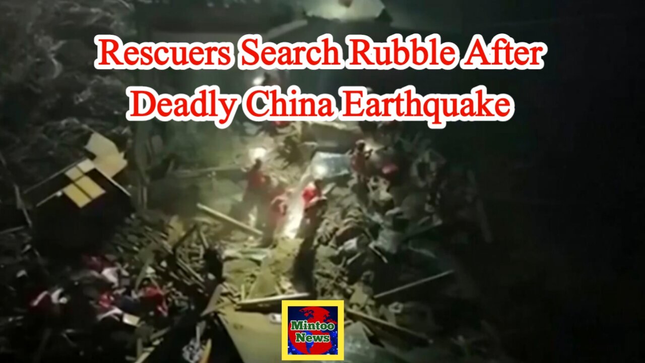 Rescuers search rubble after deadly China earthquake