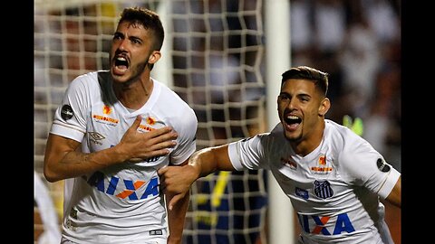 Gol de Gustavo Henrique - Santos 1 x 1 Palmeiras - Narração de Fausto Favara