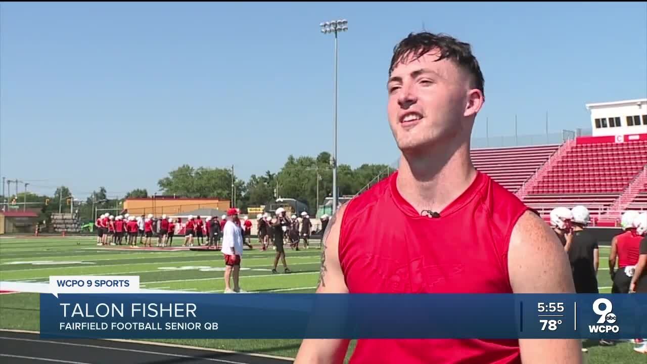 Fairfield High School quarterback has set lofty goals for upcoming season