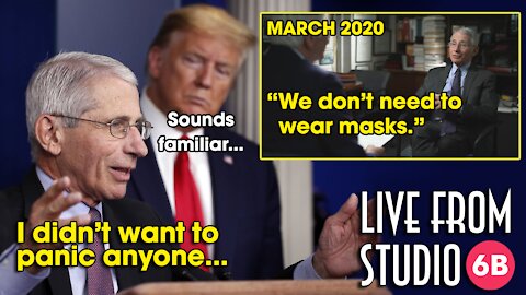 Fauci Defends Flip Flopping on Masks?!