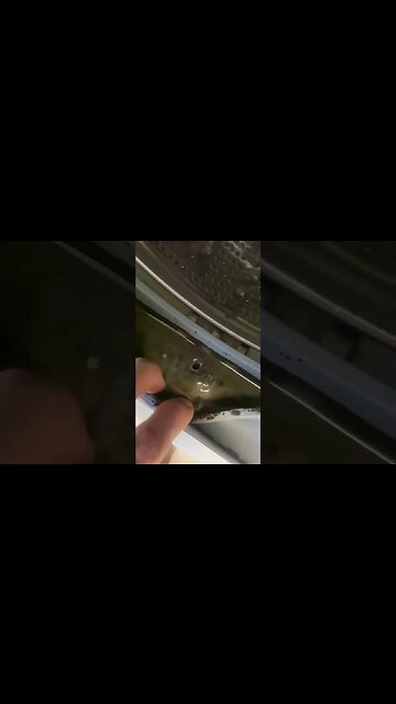 How to unclog the drain in the door gasket on a front load washer