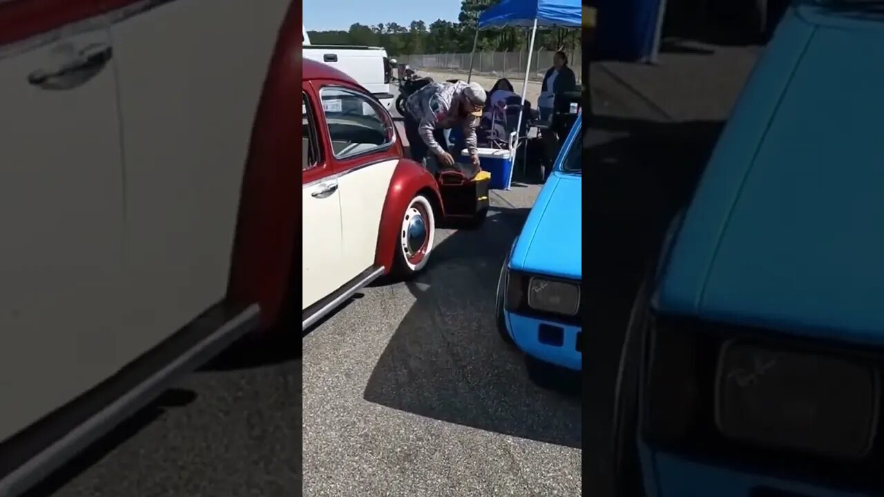 Little VW Action 👍👍#carshow #shorts #sub #auto #vw #volkswagen #bagged #vwbug