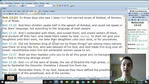 God Hates Interracial "Marriage" (Nehemiah 13:23-28)