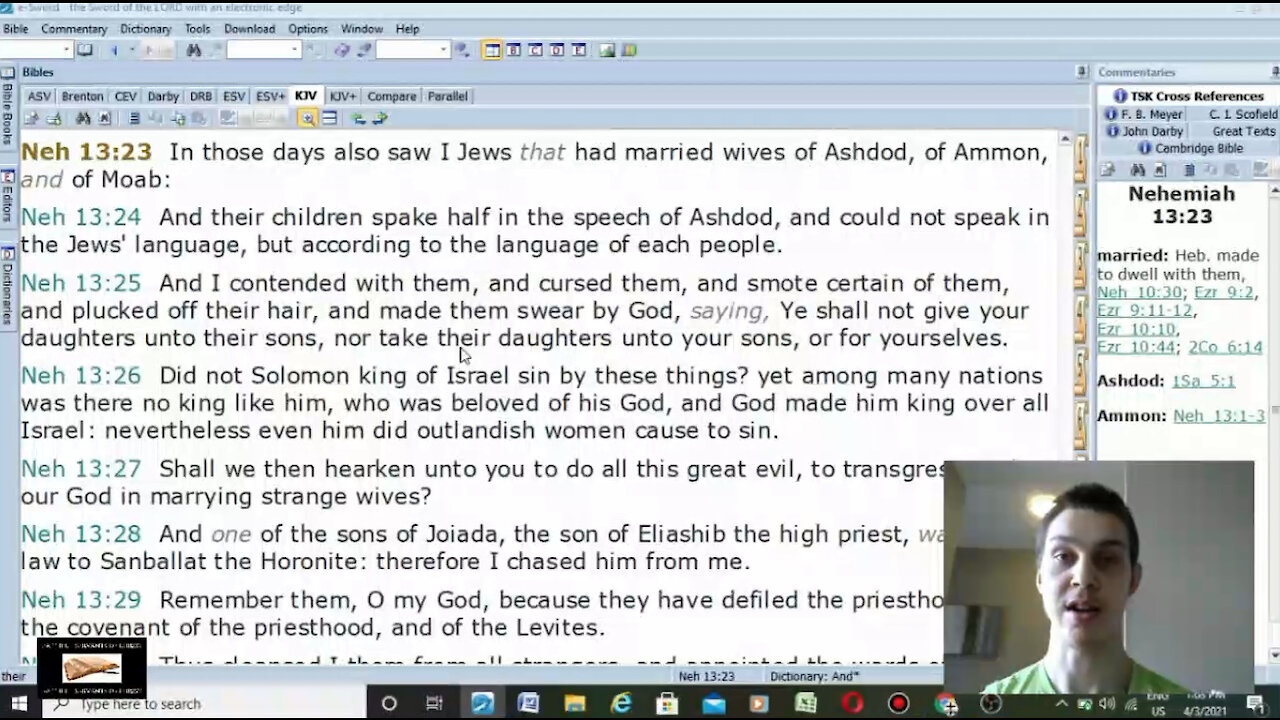 God Hates Interracial "Marriage" (Nehemiah 13:23-28)