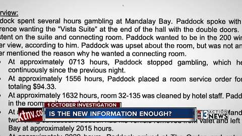 Is the new information released enough for the 1 October victims