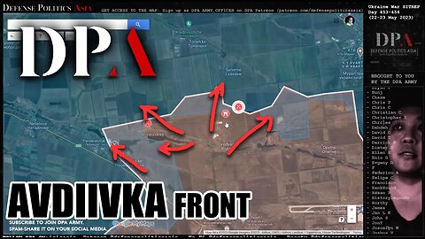 [ Avdiivka Front ] RUSSIA RESTART AVDIIVKA OFFENSIVE PERVOMAISKE-VODYANE; Fighting near Novokalynove