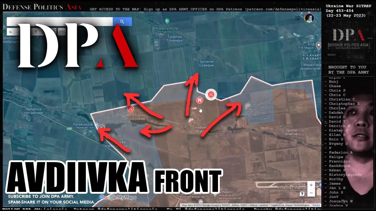 [ Avdiivka Front ] RUSSIA RESTART AVDIIVKA OFFENSIVE PERVOMAISKE-VODYANE; Fighting near Novokalynove