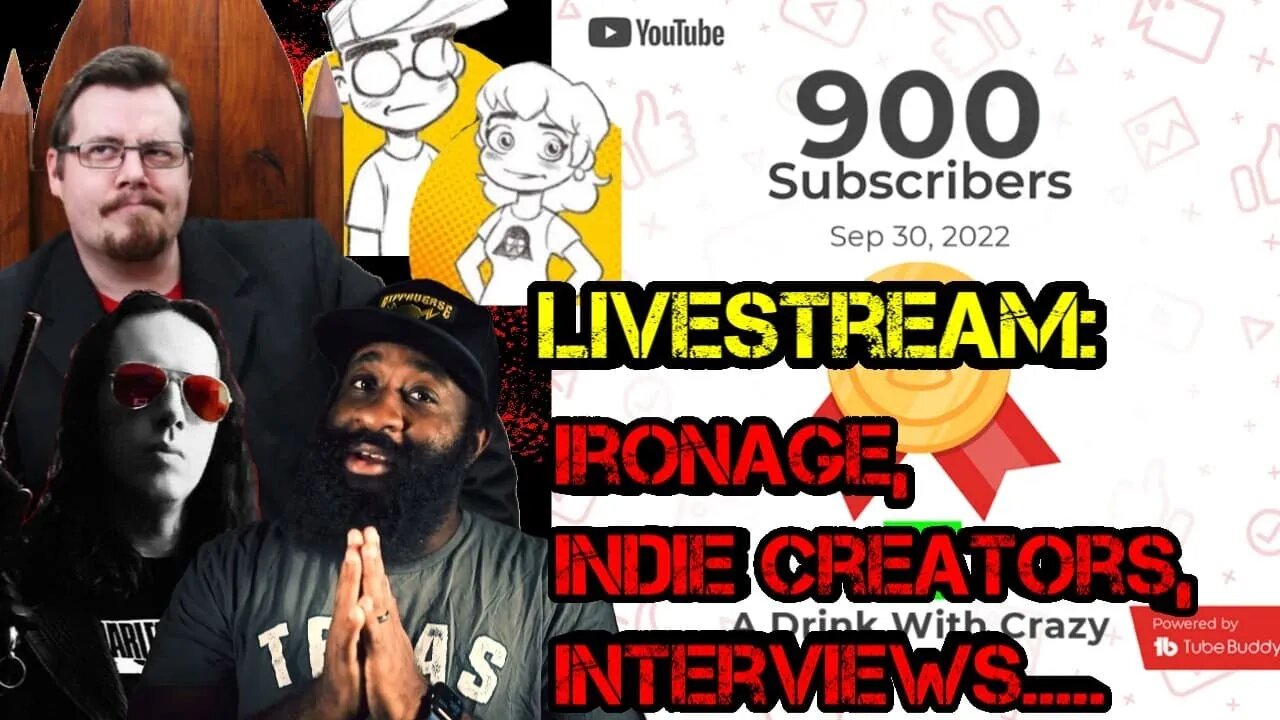 Livestream: Ironage Media - Rippaverse, Razorfist, Clownfish Tv, Shadiversity