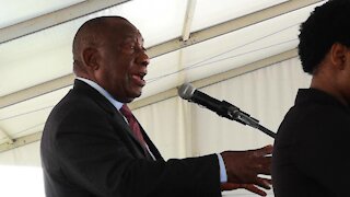 SOUTH AFRICA - Durban - Pres Ramaphosa launch district development plan (Video) (KSd)