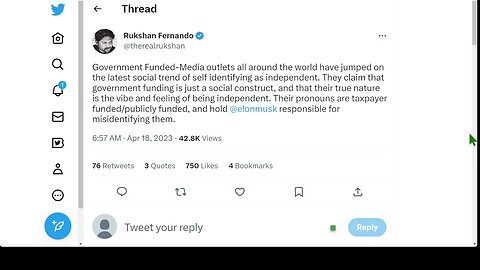 當每一個西方政府資助的媒體都聲稱他們是獨立的...