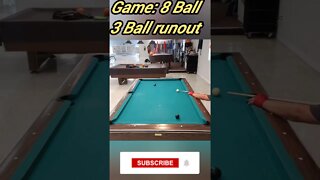 3 Ball runout #8ballpool #shorts