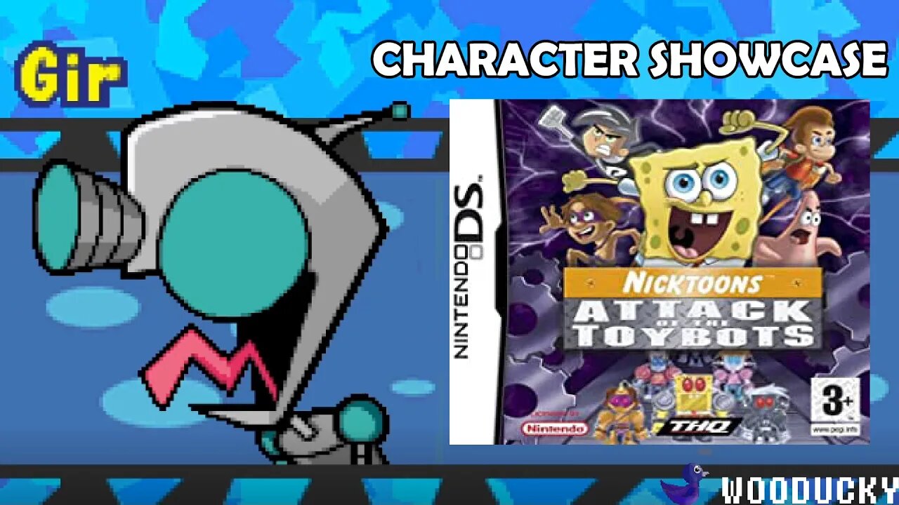 Nicktoons Attack Of The Toy Bots DS - GIR Character Showcase