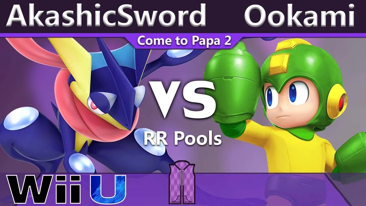 AkashicSword (Greninja) vs. FBC|cE Ookami (Mega Man) - Wii U RR Pools - CTP2