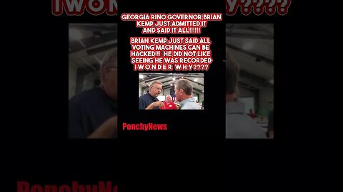 Georgia RINO Gov Brian Kemp Just SAID ALL!! #shorts #news #politics