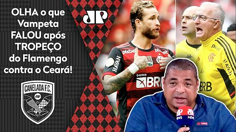 "EU NÃO GOSTEI DISSO! Ó! Pra mim, o Flamengo hoje..." OLHA o que Vampeta FALOU após 1x1 com o Ceará!