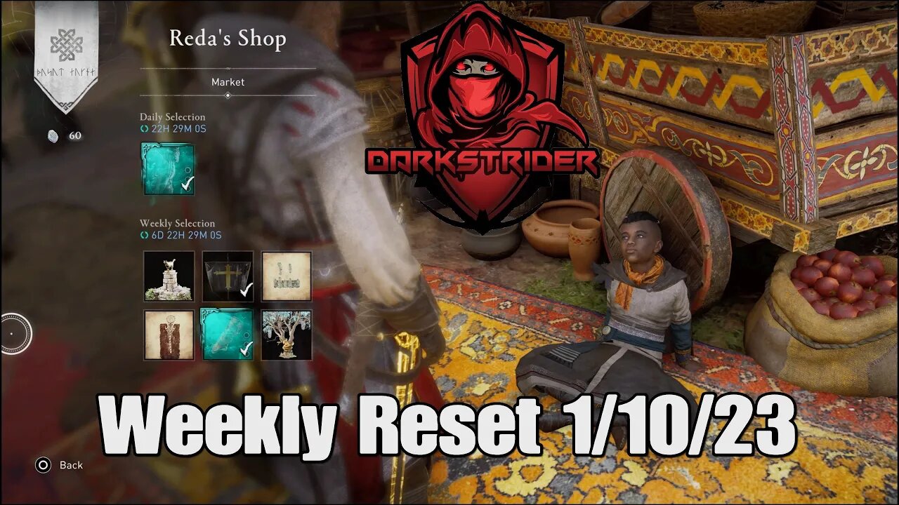 Assassin’s Creed Valhalla- Weekly Reset 1/10/23