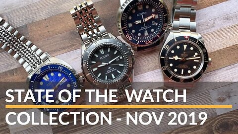 State of the Watch Collection [November 2019] Omega, Tudor, Citizen, CWC, Timex