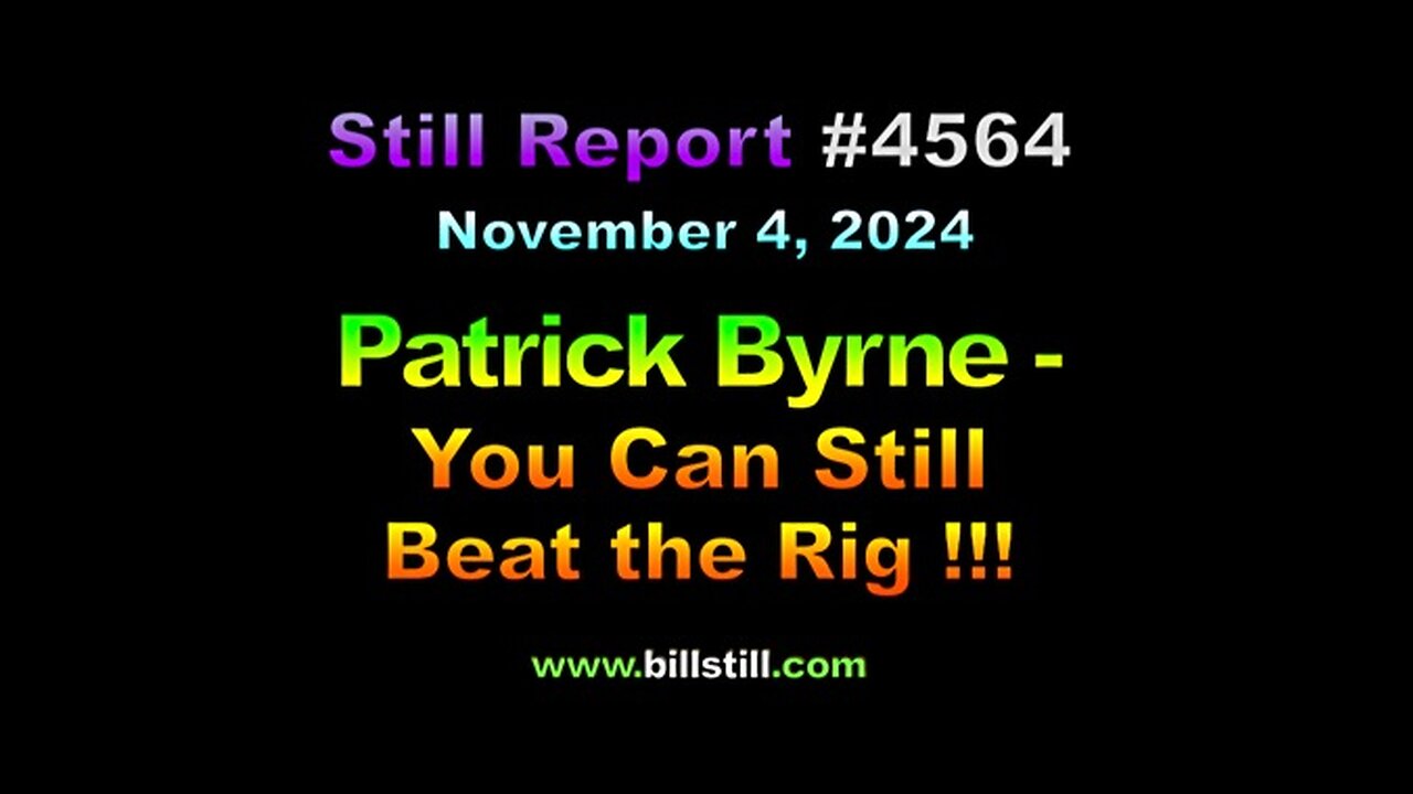 Patrick Byrne - You Can Beat the Rig, 4565