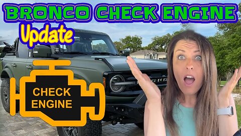 2021 Ford Bronco Check Engine Problem | P0096 Air Temperature Sensor Fault | 2022 Ford Bronco