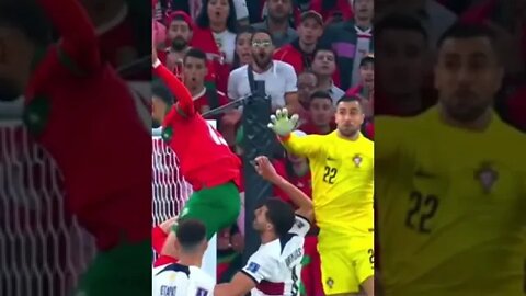 ⚽️ الهدف الأول لمنتخب #المغرب 🇲🇦 على منتخب #البرتغال 🇵🇹 عن طريق #نصيري 😍❤️‍🔥 "#مغرب العزِ بين
