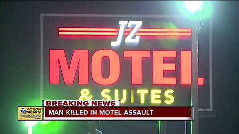 Man killed in motel assault in Detroit