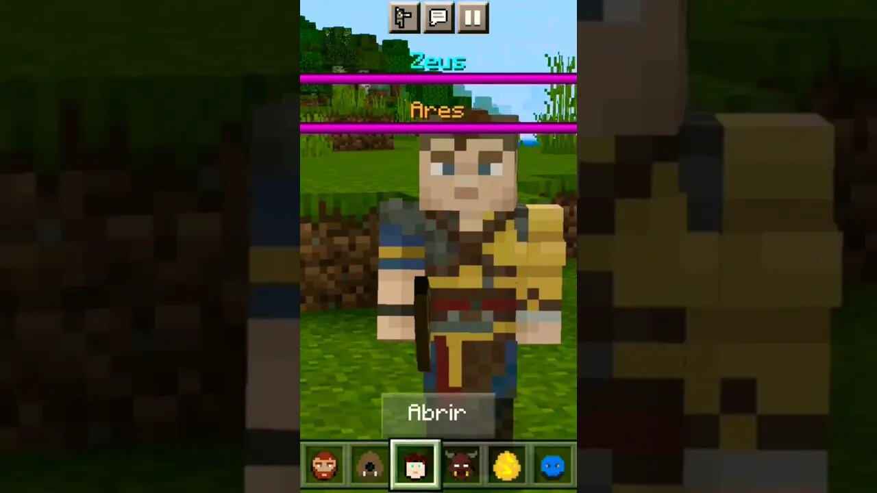 Personagens do God of War Ragnarök no minecraft!!!!🤯🤯 #viral #shorts #minecraft #godofwar