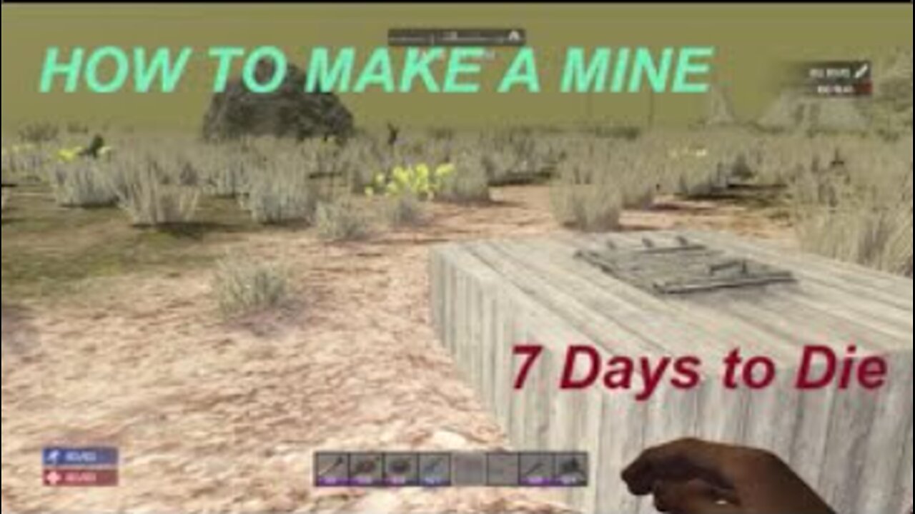 7 Days to Die Console - How to Make a Mine