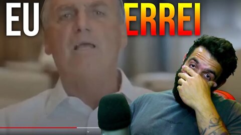 BOLSONARO PEDE DESCULPAS PELAS ASNEIRAS QUE FALOU...