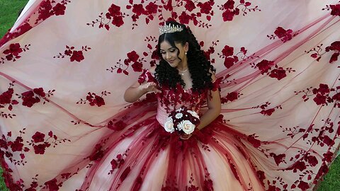 quinceañera sección de fotos