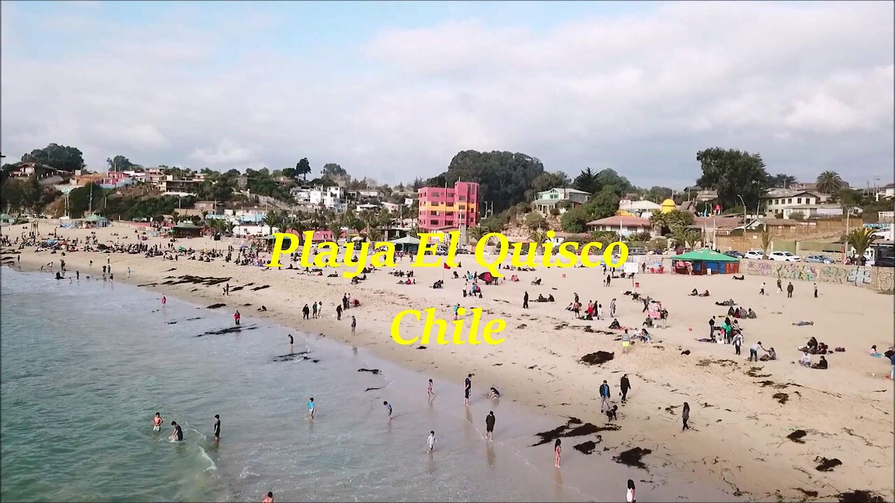 El Quisco beach in Chile