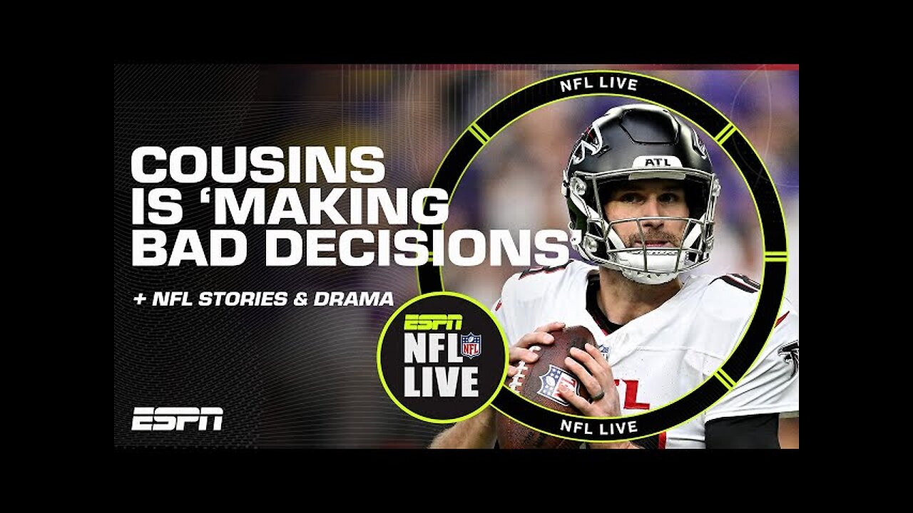 'HE'S MAKING BAD DECISIONS' 🗣️ Ryan Clark on Kirk Cousins 😳 Stories & NFC West DRAMA 🫢 | NFL Live