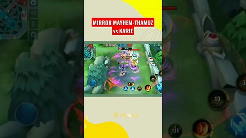 MIRROR MAYHEM-THAMUZ vs KARIE #betwing88 #shorts #shortvideo #mobilelegend #mlbb #omletarcade #ml