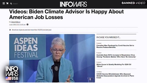 Biden Admin Officials Brag How They Are Destroying U.S. Energy Jobs