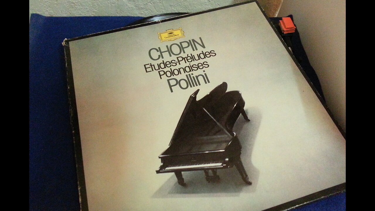 Chopin Etuden Op. 10 Maurizio Pollini on Piano Box set LP